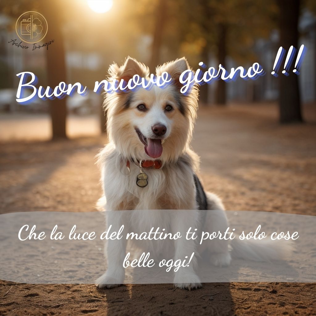 immagini di buongiorno con cani 27