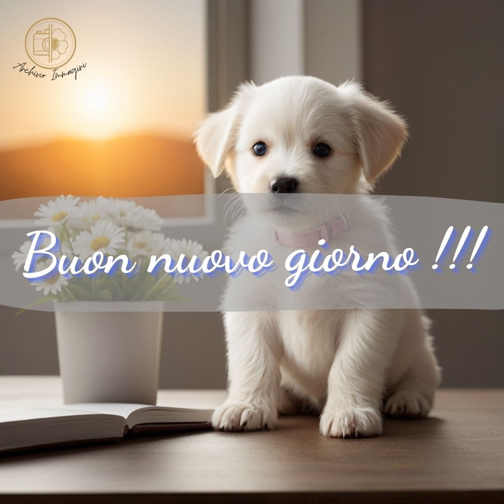 immagini di buongiorno con cani 30