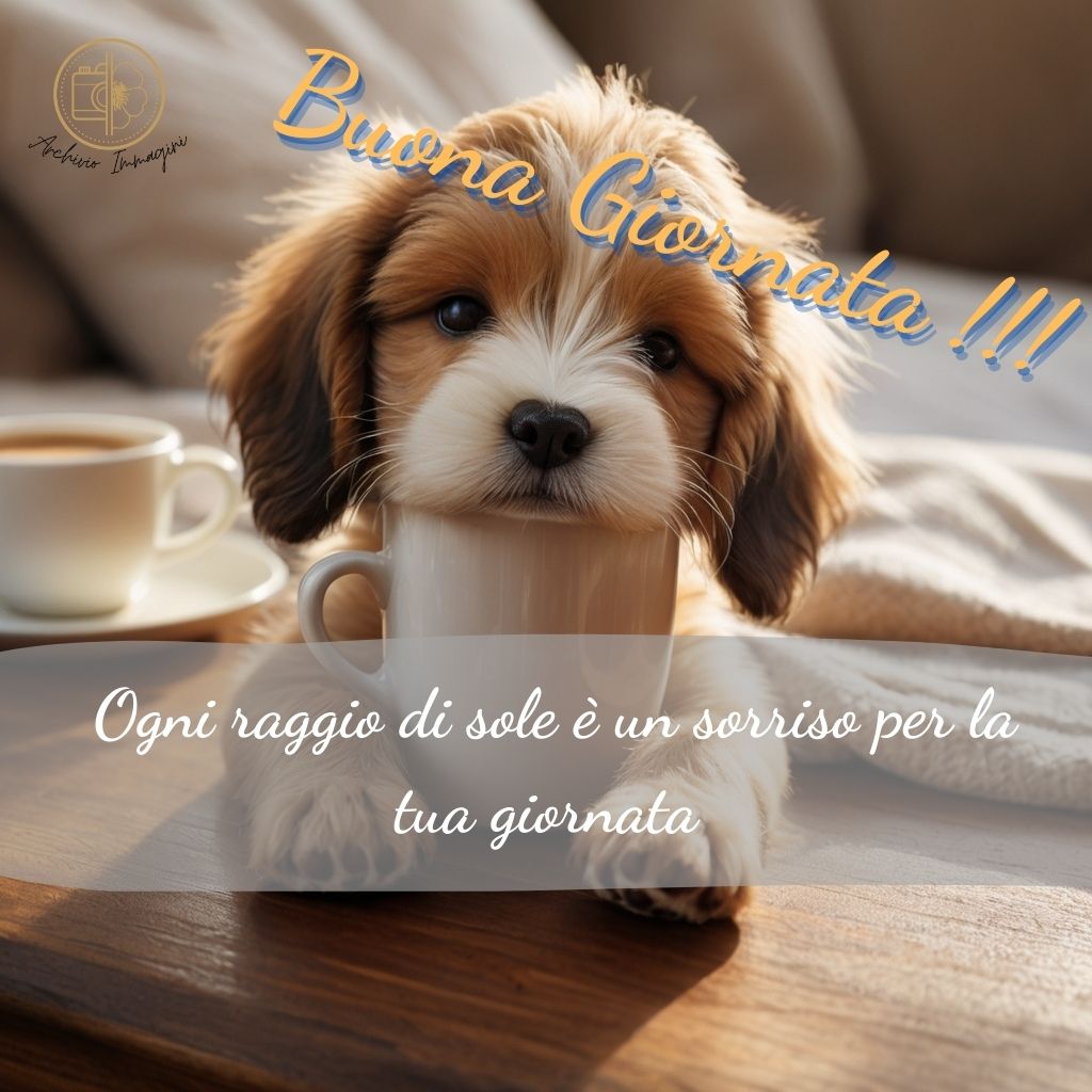 immagini di buongiorno con cani 31