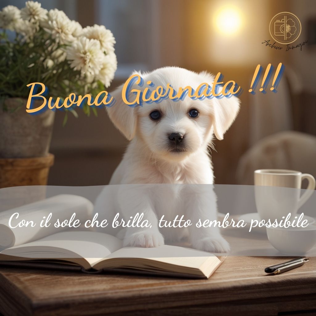 immagini di buongiorno con cani 32