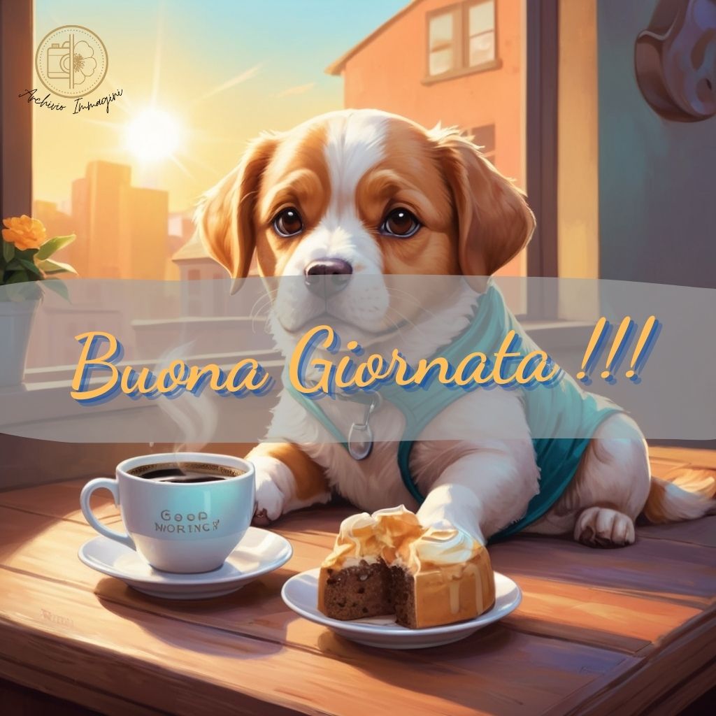 immagini di buongiorno con cani 34