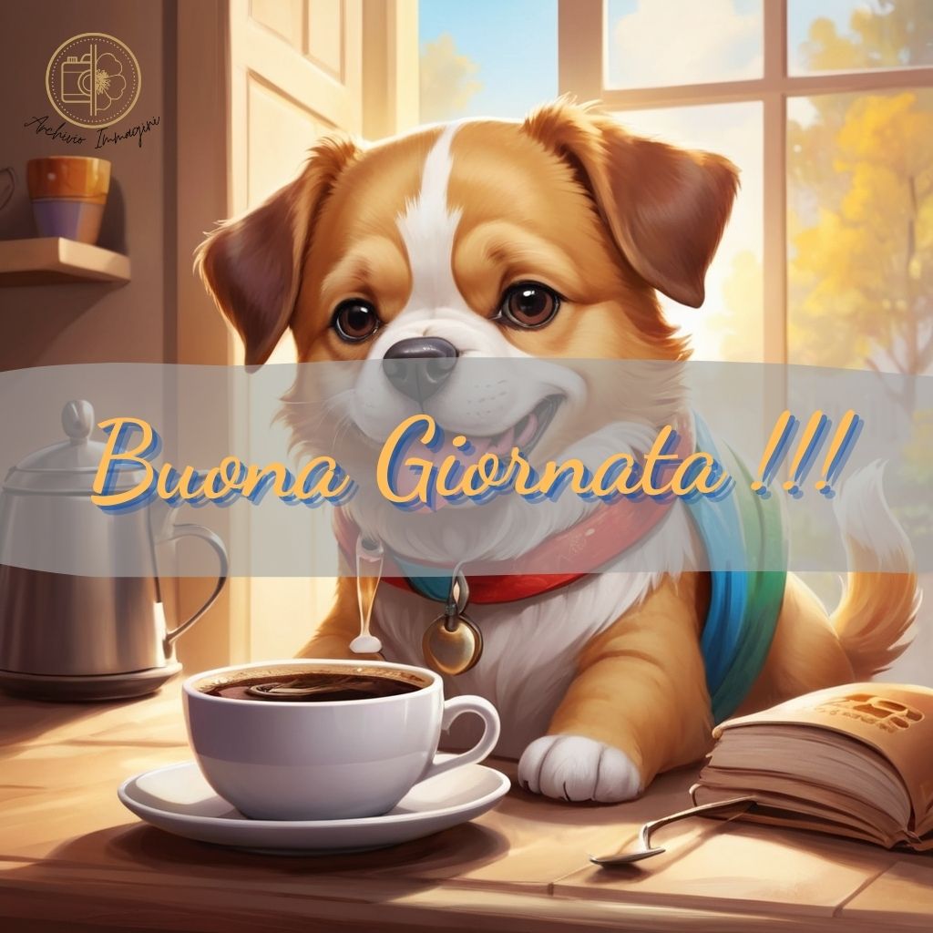 immagini di buongiorno con cani 36