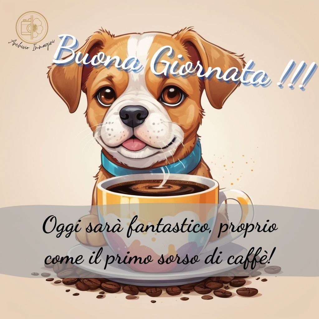 immagini di buongiorno con cani 37