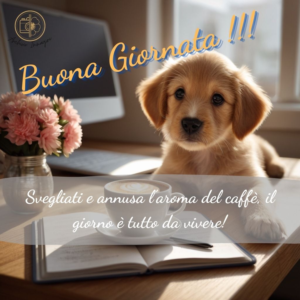 immagini di buongiorno con cani 40