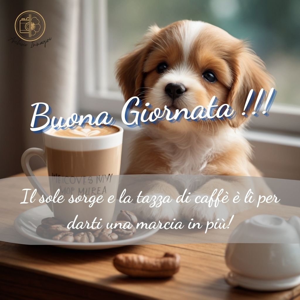 immagini di buongiorno con cani 41