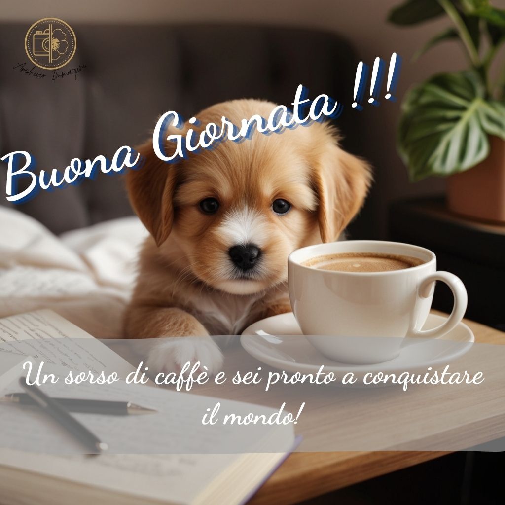 immagini di buongiorno con cani 42