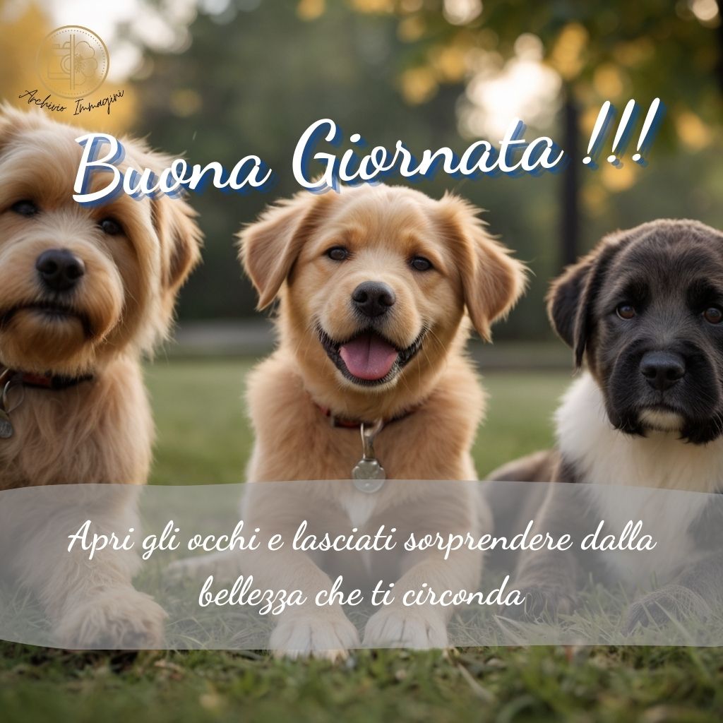 immagini di buongiorno con cani 49