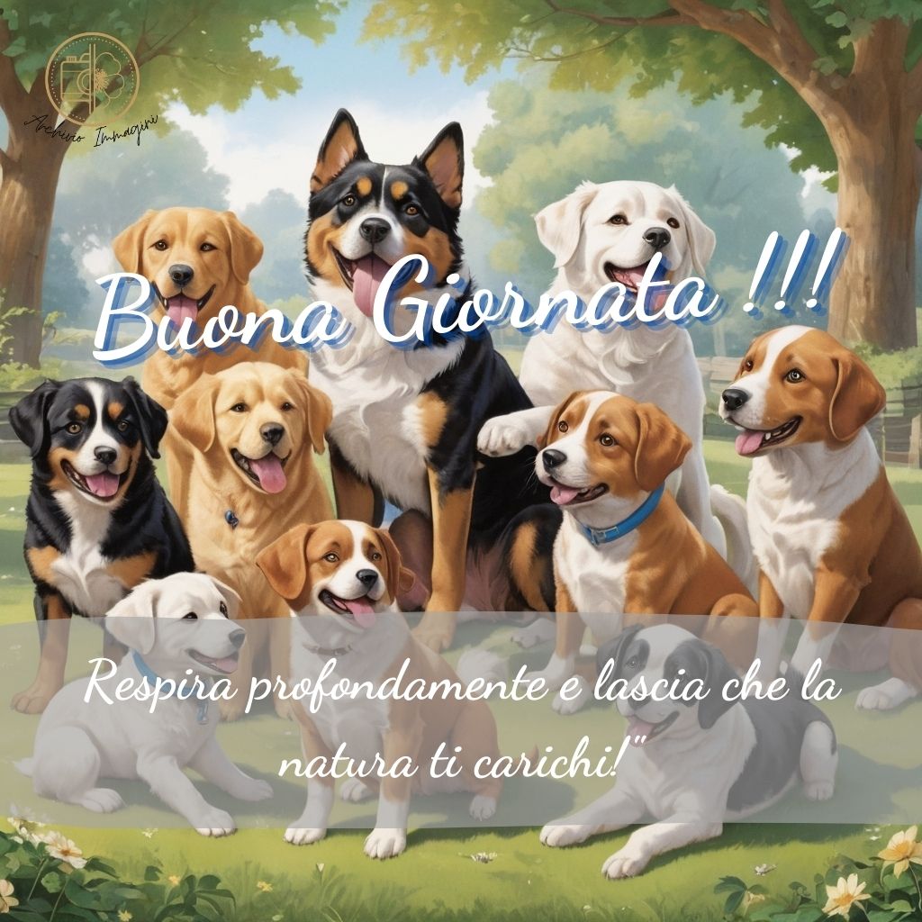 immagini di buongiorno con cani 50