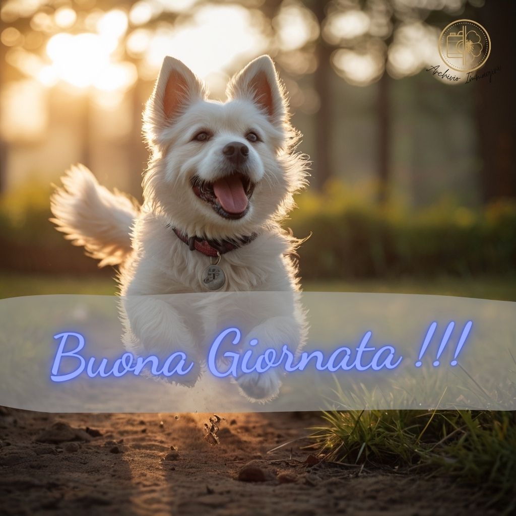 immagini di buongiorno con cani 55