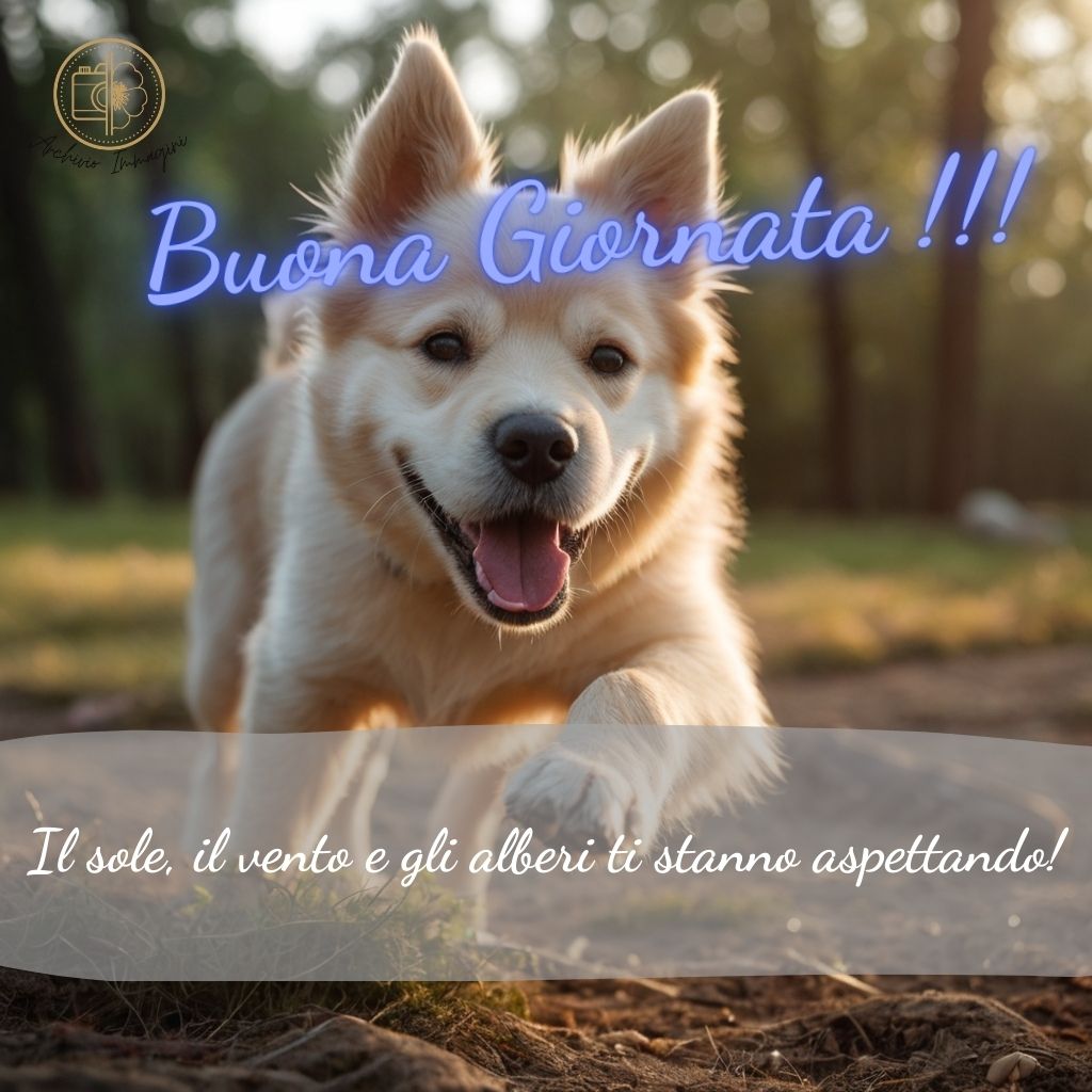 immagini di buongiorno con cani 56