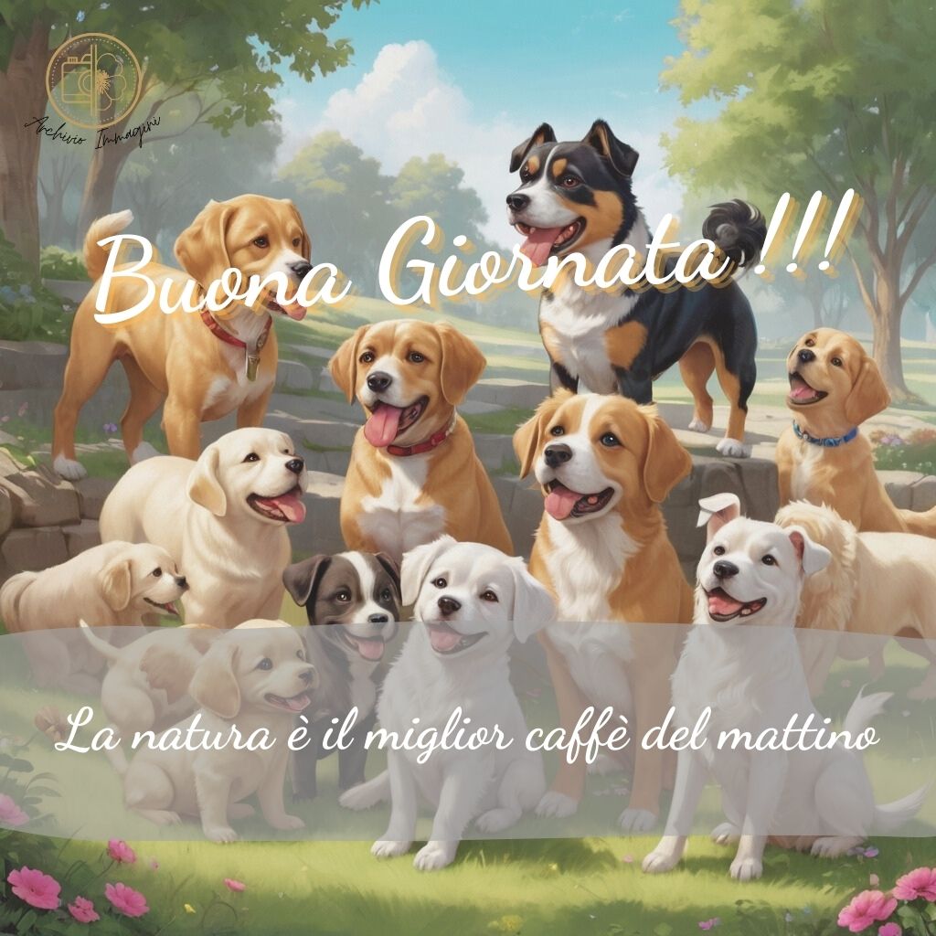 immagini di buongiorno con cani 58