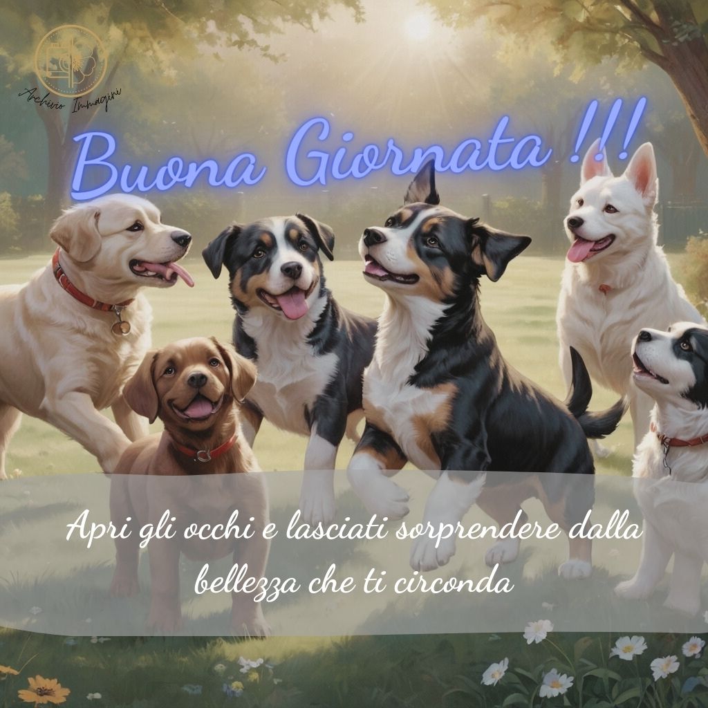 immagini di buongiorno con cani 59