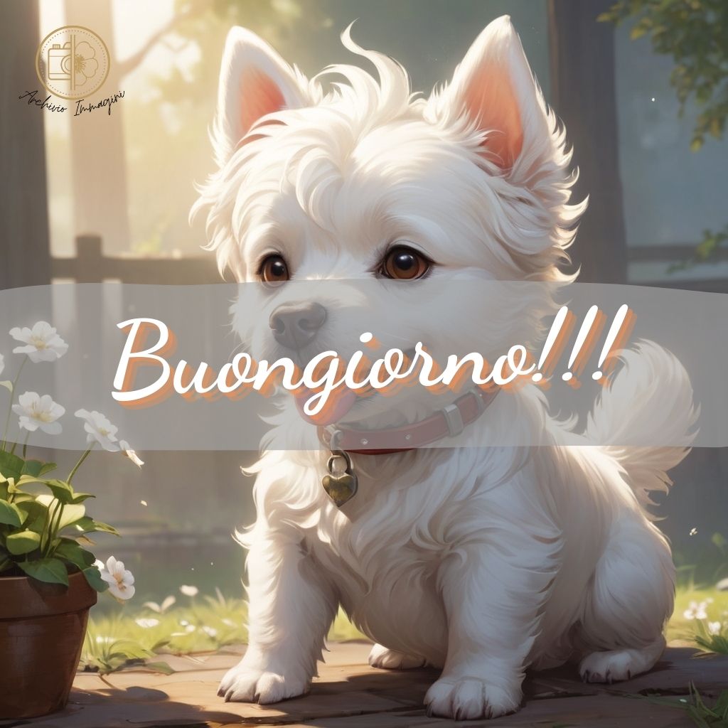 immagini di buongiorno con cani 7