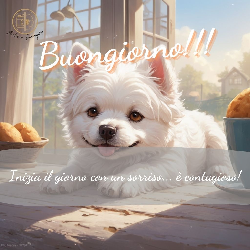 immagini di buongiorno con cani 9