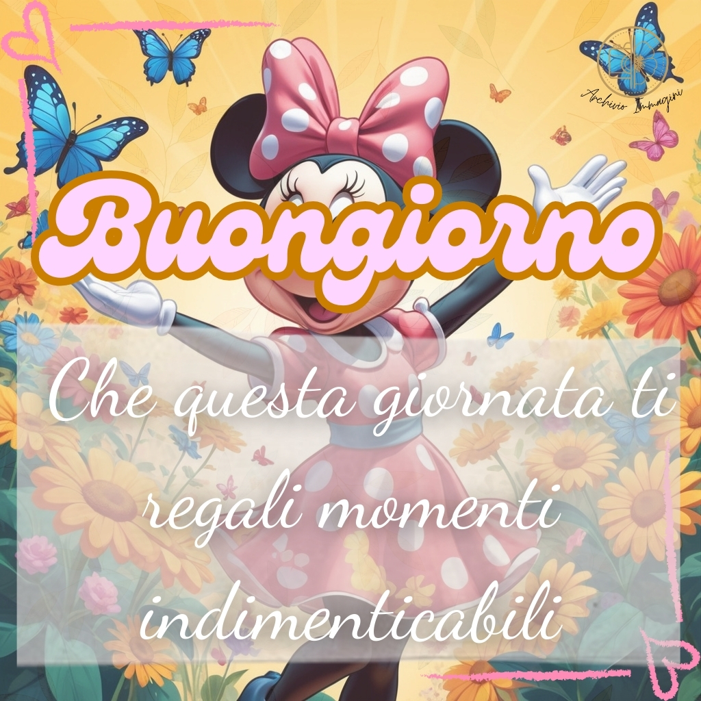 immagini buongiorno Minnie 24